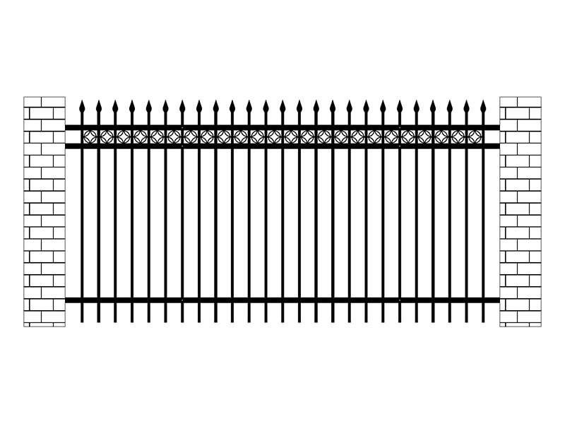 廠區鋅鋼圍欄圖片